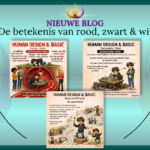 De betekenis van rood, zwart en wit in een Human Design chart: onbewuste, bewuste en open delen van het ontwerp